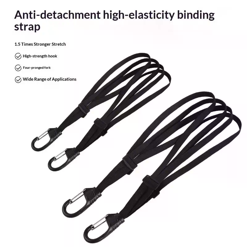Motorcycle Gear Helmets - Motorcycle Luggage Strap Universal Elastic Suitcase