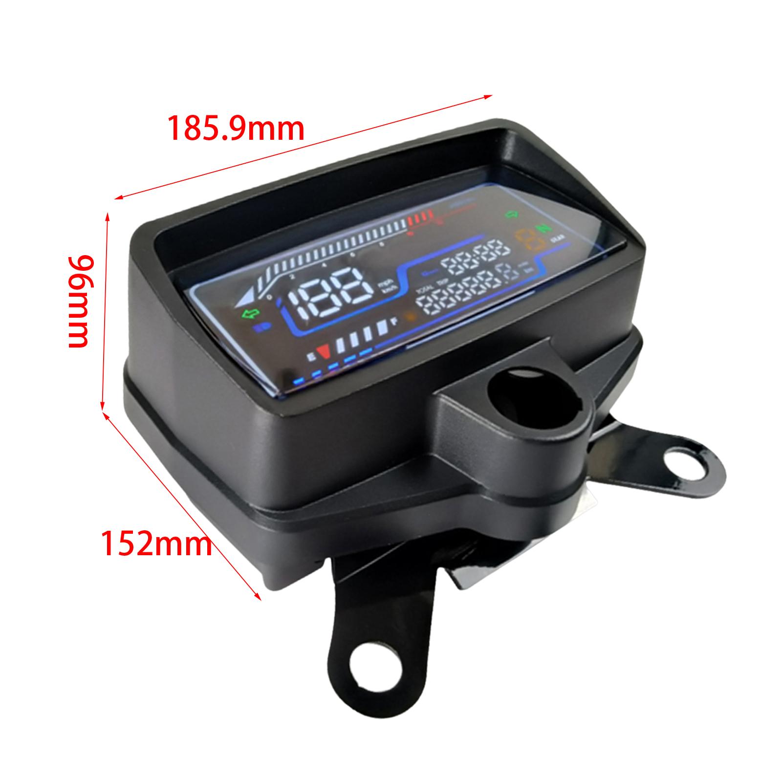 Motorcycle Gear Urban - Multifunction Motorcycle Speedometer Digital Odometer Anti