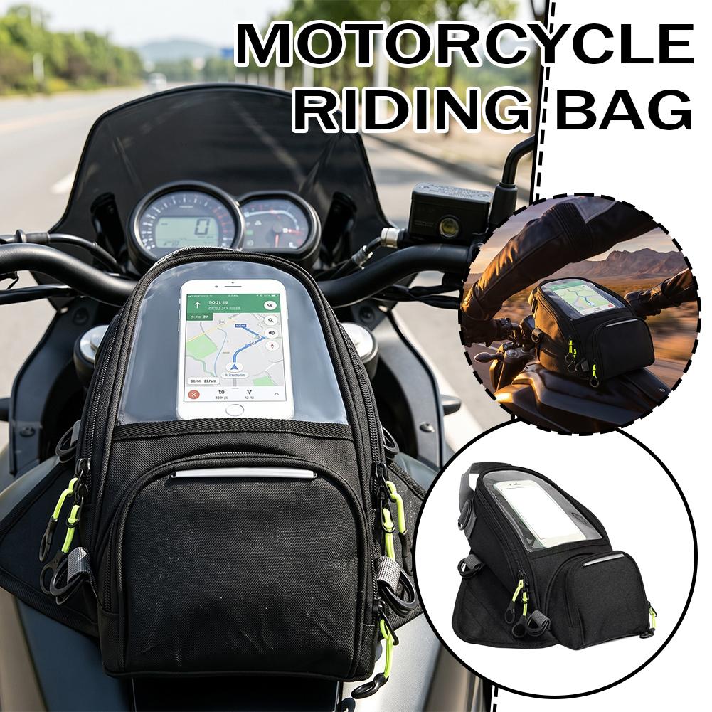 Motorcycle Gear Bag - Motorcycle Riding Tank Bag Magnetic Fuel