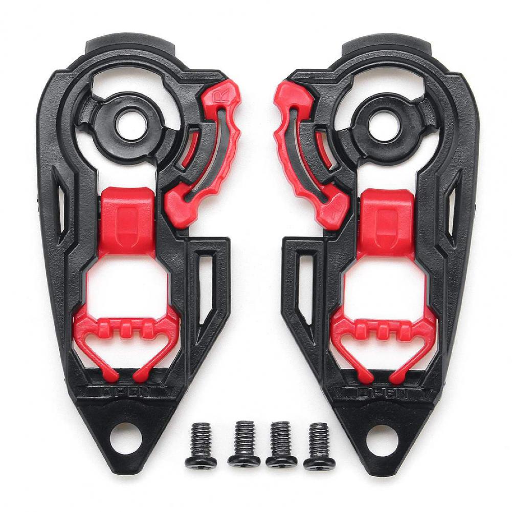 Motorcycle Gear Helmets - 1 Pair Shield Base Plate Compact