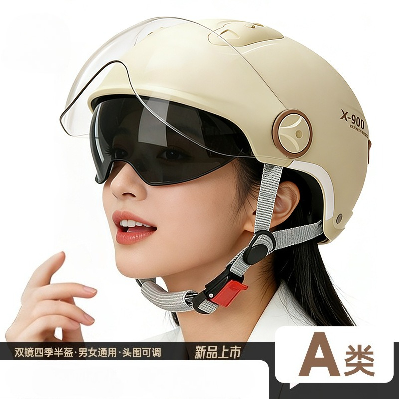 Motorcycle Gear Urban - Universal Summer Helmet E-Bike Motorcycle Half