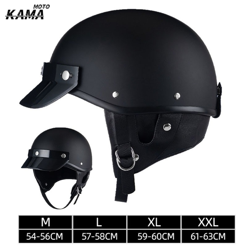 Motorcycle Gear Urban - Vintage Half Helmet – Lightweight Open