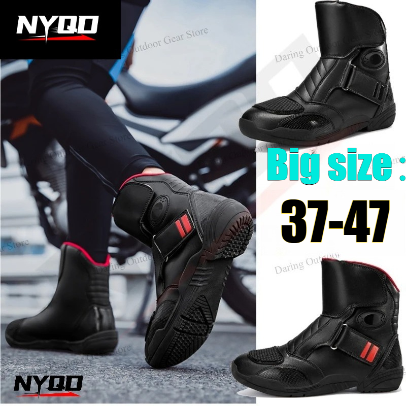 Motorcycle Boots Riding Shoes  - Motorcycle Gear Plus Size Women recension och pris