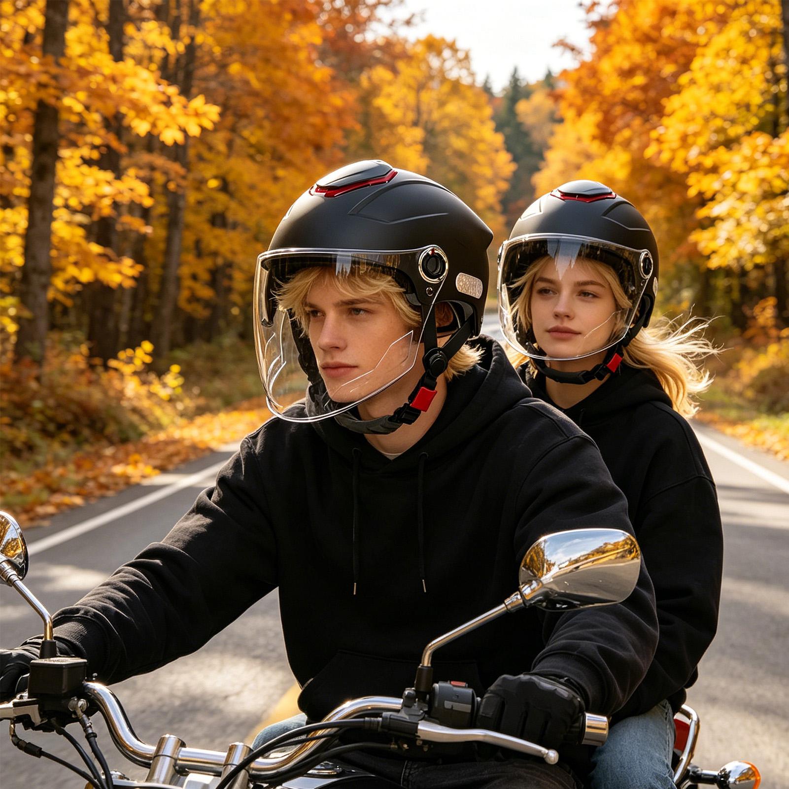 Motorcycle Helmet Breathable S - Motorcycle Gear Urban recension och pris