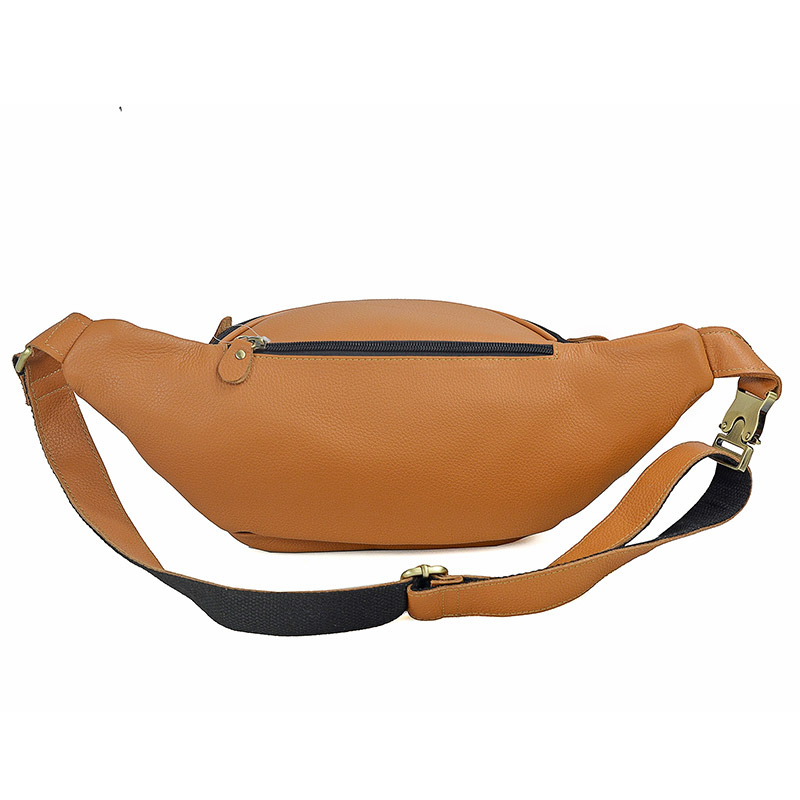 Men Genuine Leather Waist Pack - Motorcycle Gear Bag recension och pris