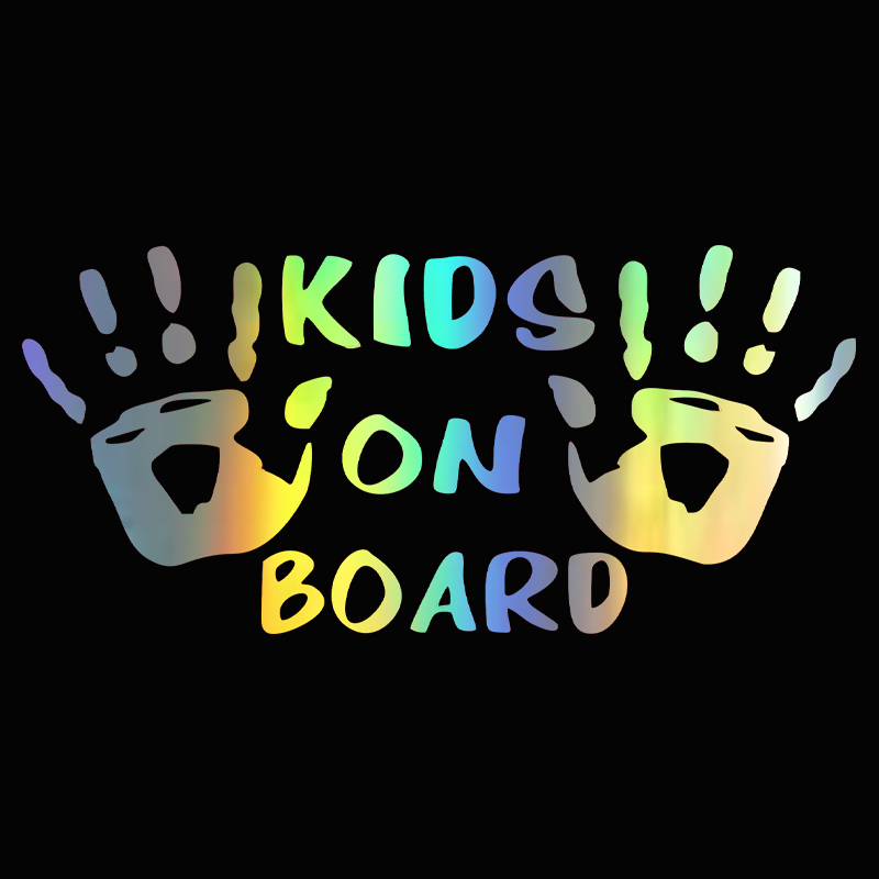 3D Car Sticker KIDS ON BOARD C - Motorcycle Gear Equipment recension och pris