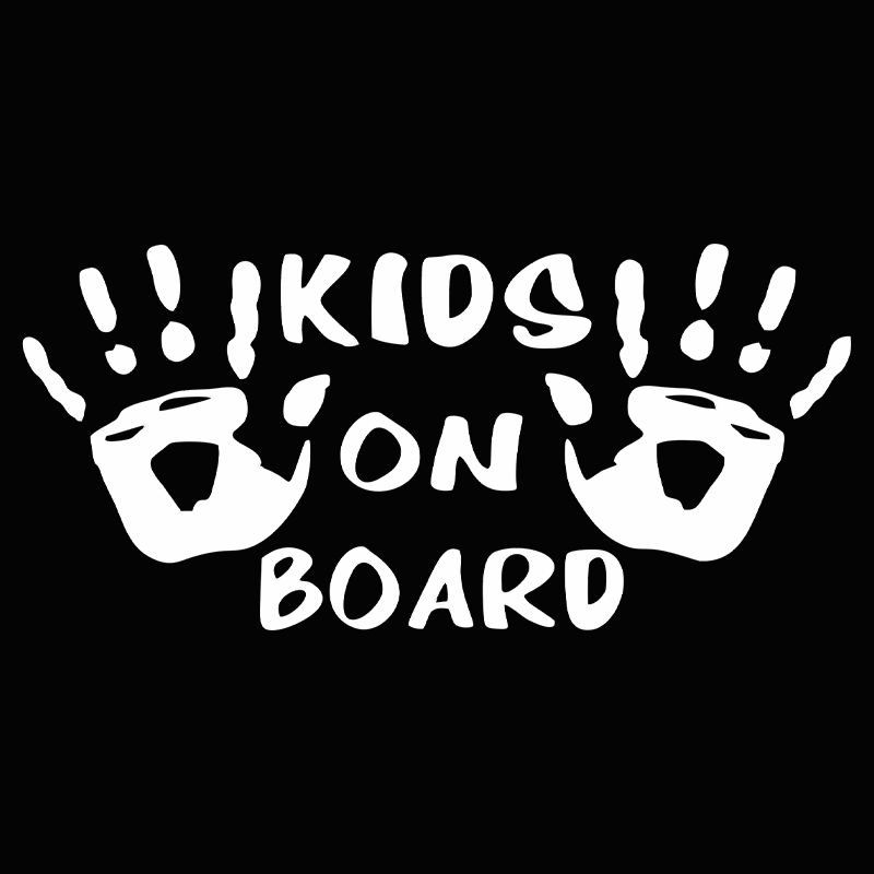 3D Car Sticker KIDS ON BOARD C - Motorcycle Gear Equipment recension och pris
