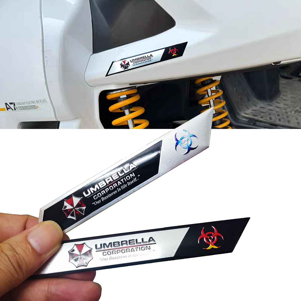 Umbrella 3D Metal Car Stickers - Motorcycle Gear Equipment recension och pris