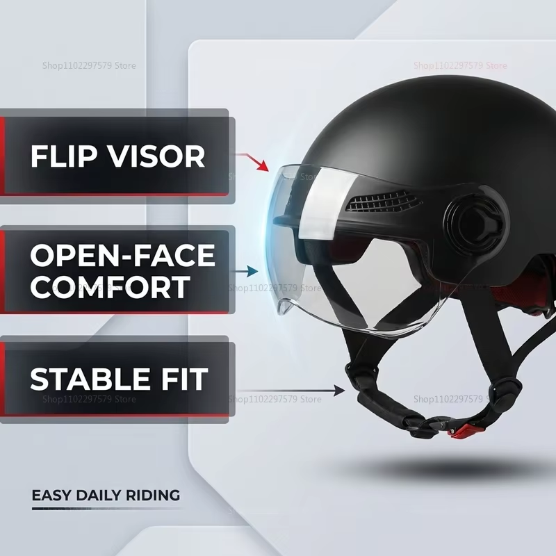 3C Certified Electric Bike Hel - Motorcycle Gear Urban recension och pris