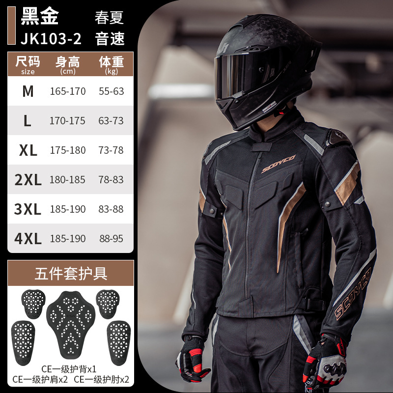 SCOYCO Summer Ventilated Mesh  - Motorcycle Gear Urban recension och pris
