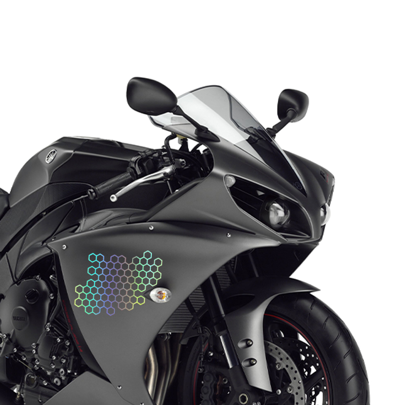 Motorcycle Sticker Honeycomb H - Motorcycle Gear Helmets recension och pris