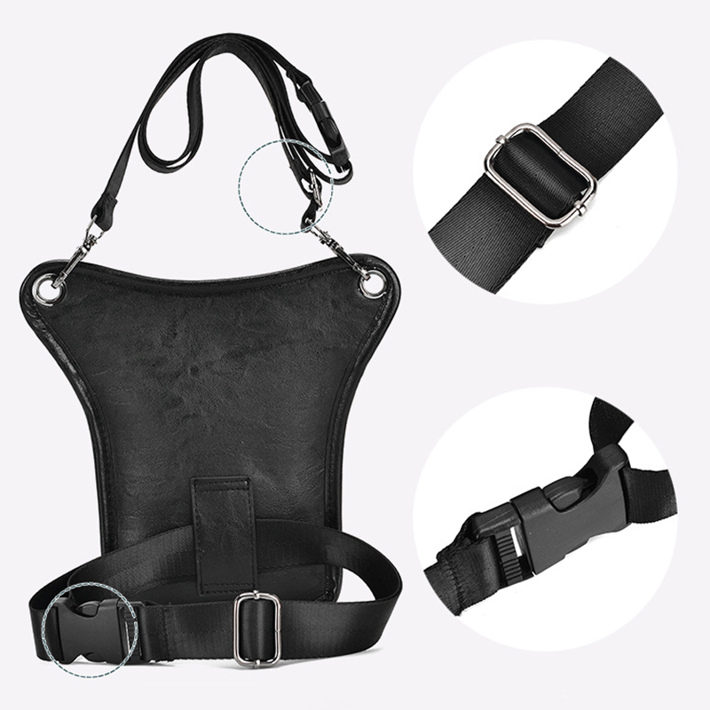 Vintage Pu Leather Waist Pack  - Motorcycle Gear Bag recension och pris