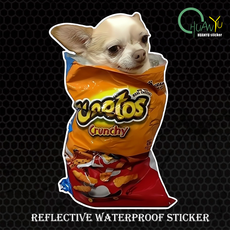 Cute puppy reflective sticker  - Motorcycle Gear Equipment recension och pris