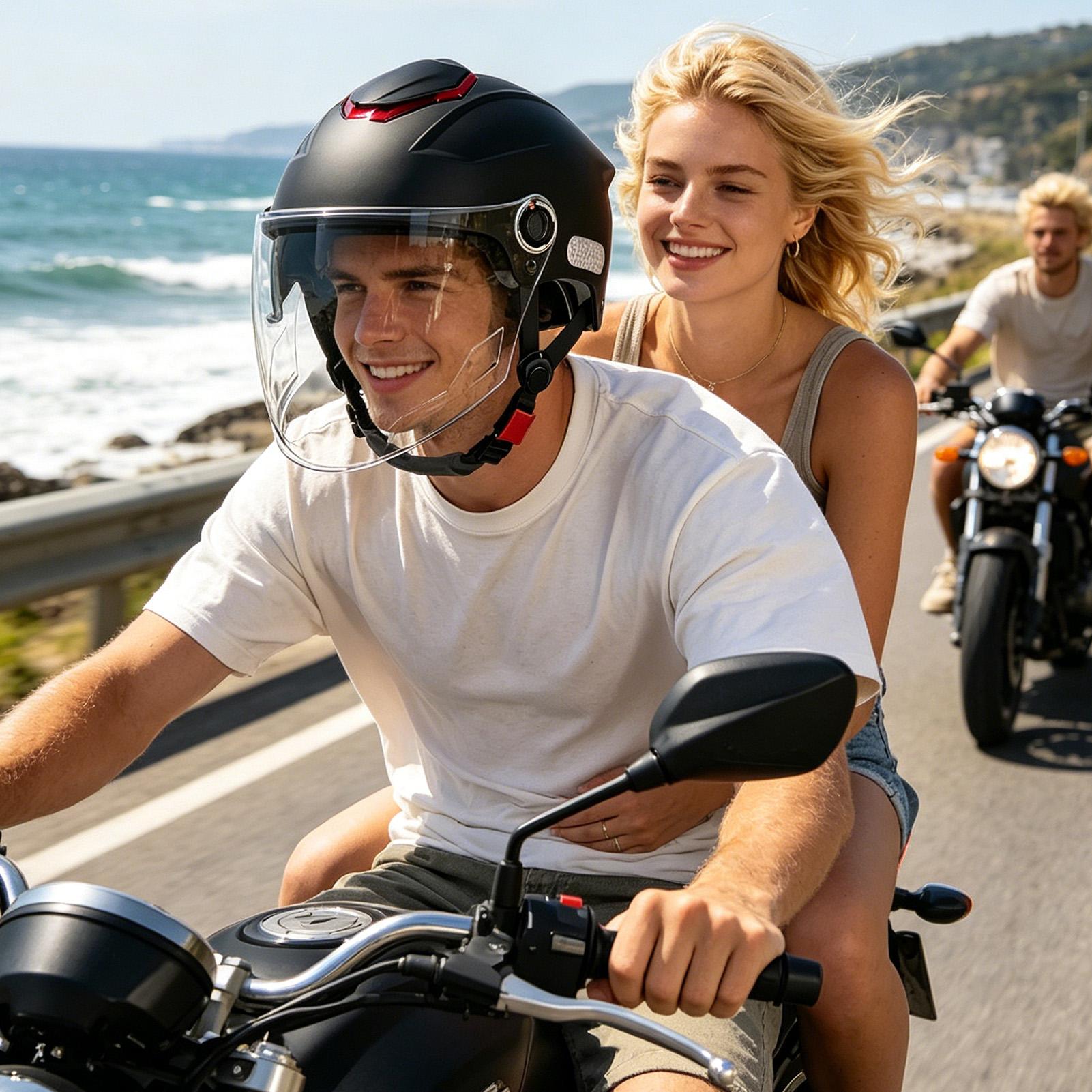 Motorcycle Helmet Breathable S - Motorcycle Gear Urban recension och pris