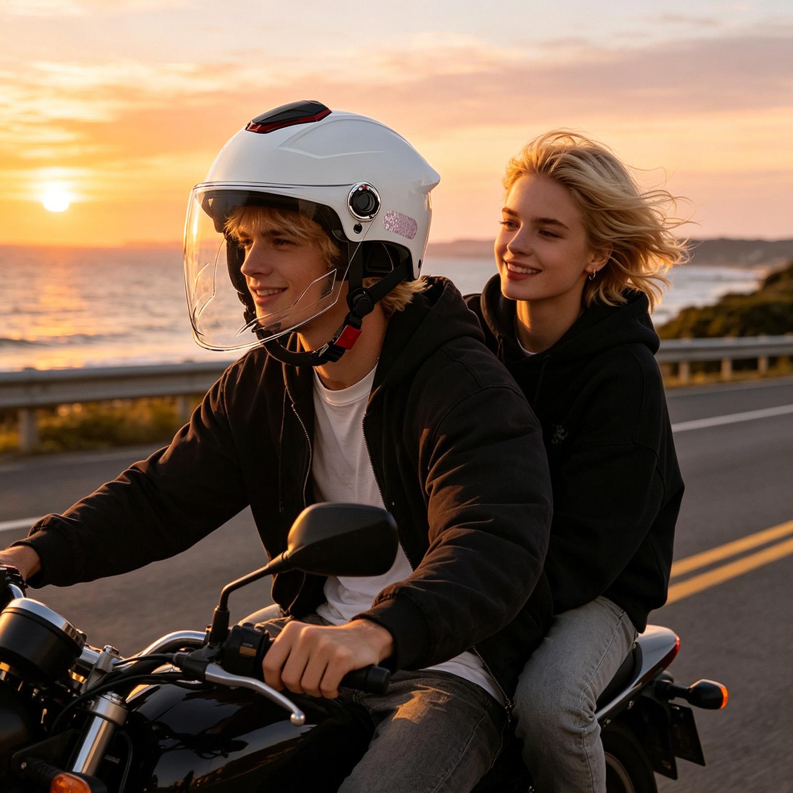 Motorcycle Helmet Breathable S - Motorcycle Gear Urban recension och pris