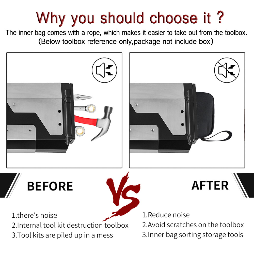 Motorcycle Toolbox Tool Box In - Motorcycle Gear Bag recension och pris